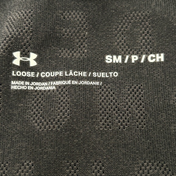 Women's Under Armour Black/Gray Loose Tank Top - Picture 6 of 6